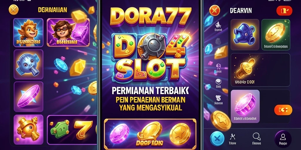 Tampilan menarik dari gameplay Slot DORA77 dengan banyak pilihan mesin slot.