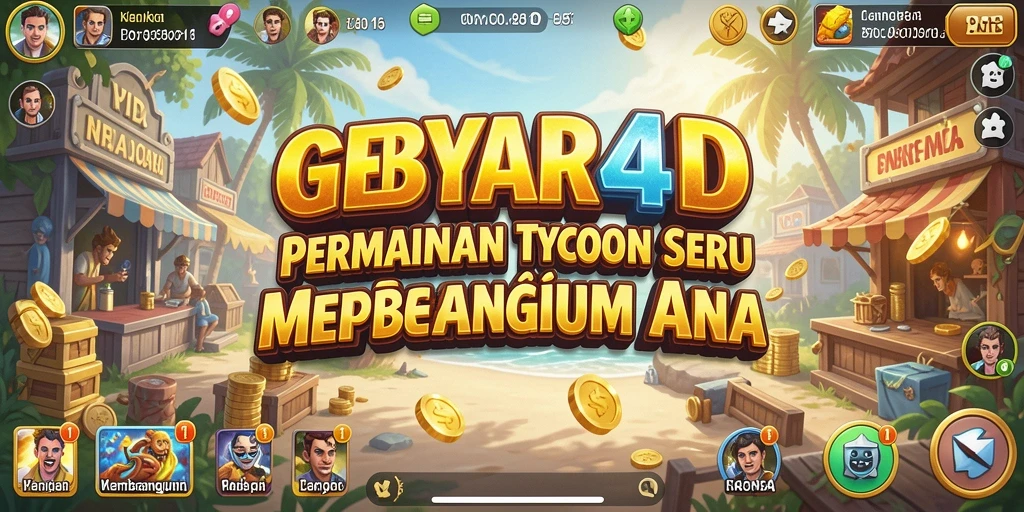 Tampilan gameplay menarik dalam GEBYAR4D menunjukkan bagaimana membangun bisnis.
