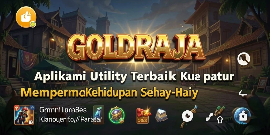 Tampilan antarmuka GOLDRAJA yang intuitif dan modern.