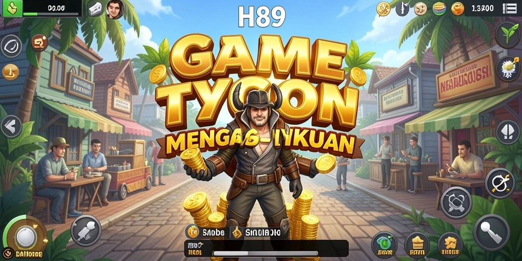 Tangkapan layar H89 menunjukkan pengalaman gameplay Tycoon yang mengasyikkan.