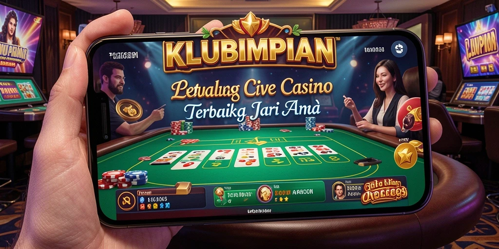 Screenshot gameplay menarik dari pengalaman Live Casino KLUBIMPIAN.