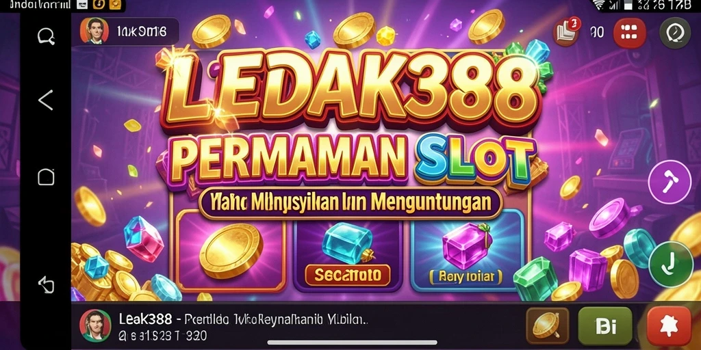 Tampilan menakjubkan dari gameplay Slot LEDAK388 yang seru.