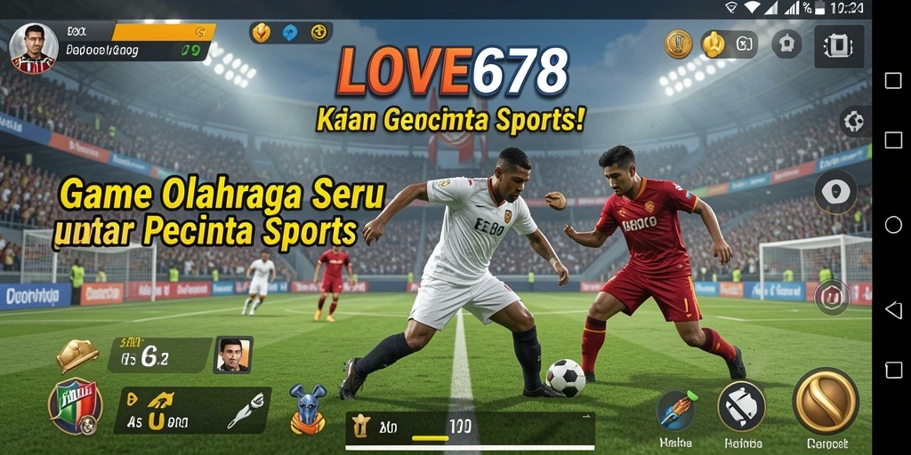 Gameplay seru LOVE678 menampilkan pertandingan olahraga yang mendebarkan.