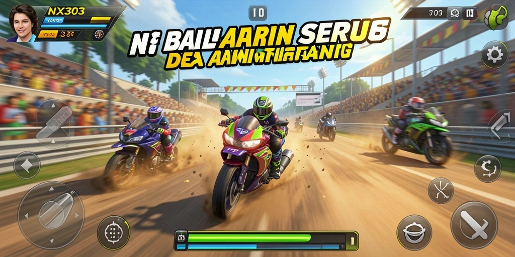 Gameplay Racing yang mendebarkan dan penuh tantangan dari NX303.