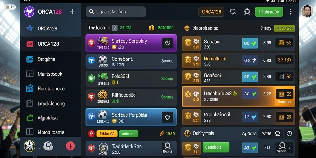 Tampilan gameplay Sportsbook ORCA128 yang menarik dan interaktif.
