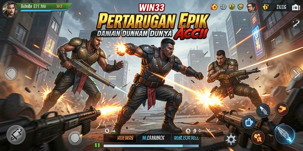 Tampilan menarik dari gameplay Action yang mendebarkan.