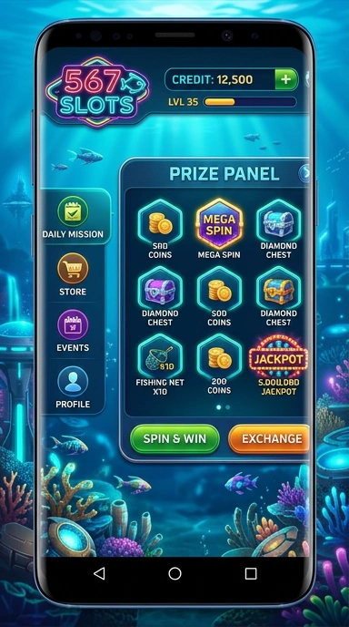 Fitur permainan slot yang seru dalam aplikasi 567slots.